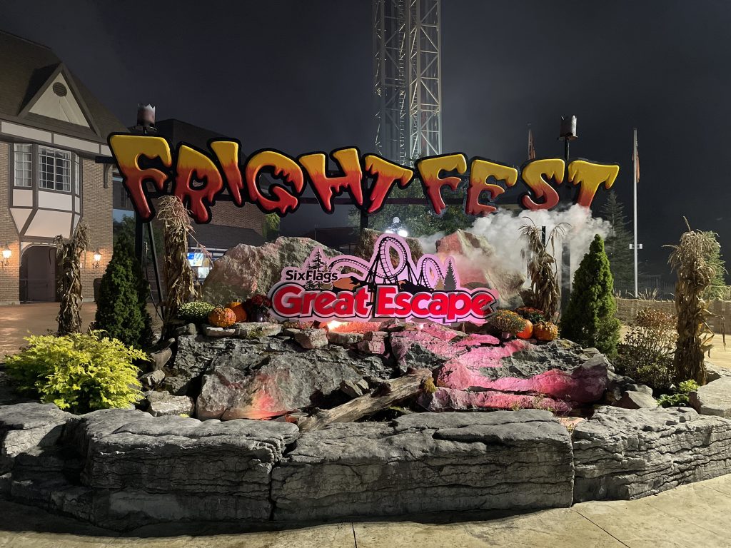 Fright Fest haunted attraction at Great Escape near Lake George, NY
