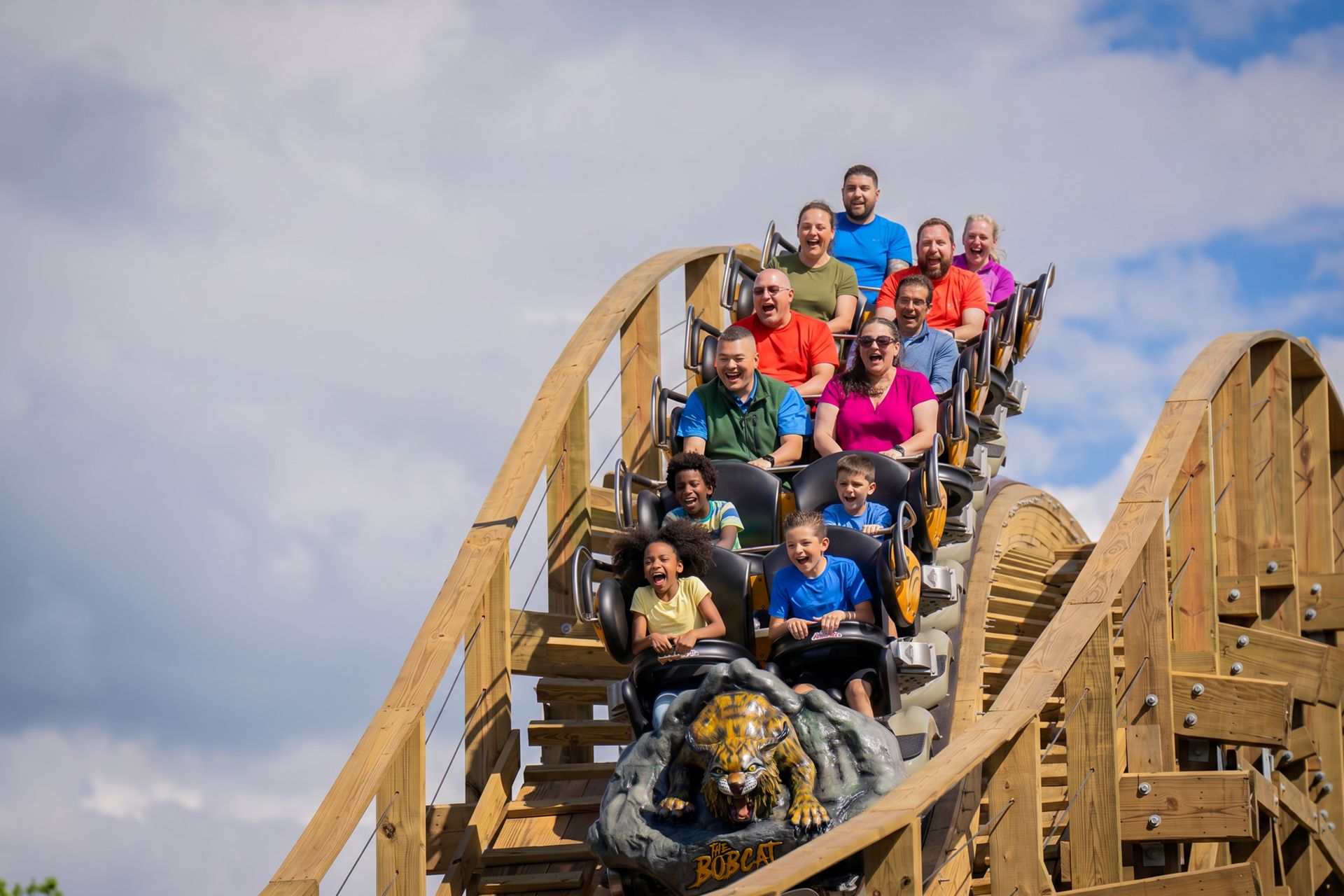 The Bobcat Roller Coaster at Great Escape